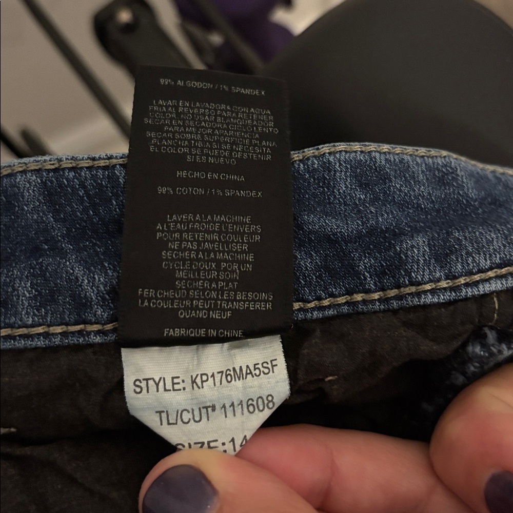 Kut from the Kloth Ripped Jeans Sz 14 - Picture 5 of 5